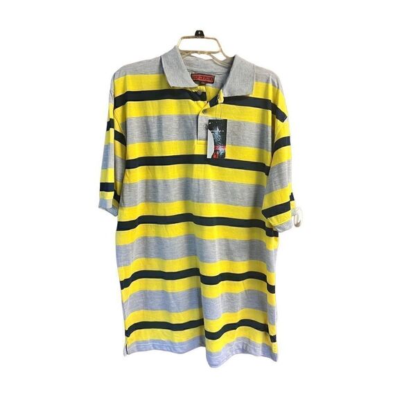 Silver Point Mens * Stripe * Polo Shirt Sz XXL NWT - Picture 1 of 7